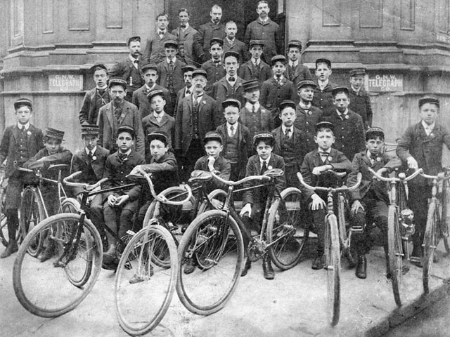 image of messengers and their bikes
